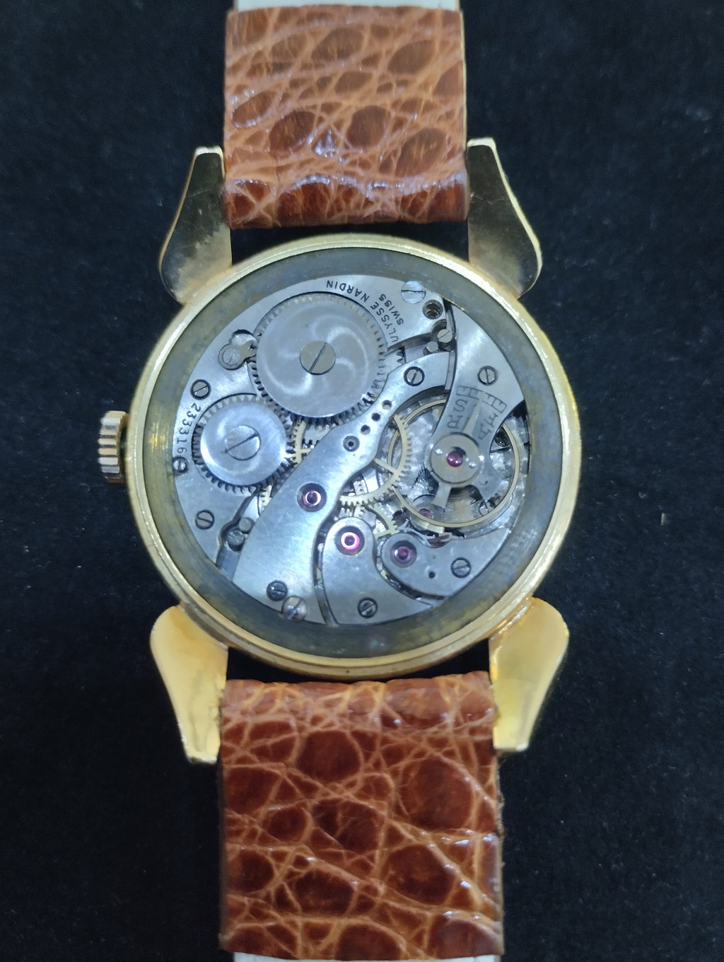 Ulysse Nardin Oro Rosa 18kt Vintage Anni '60 da Sera