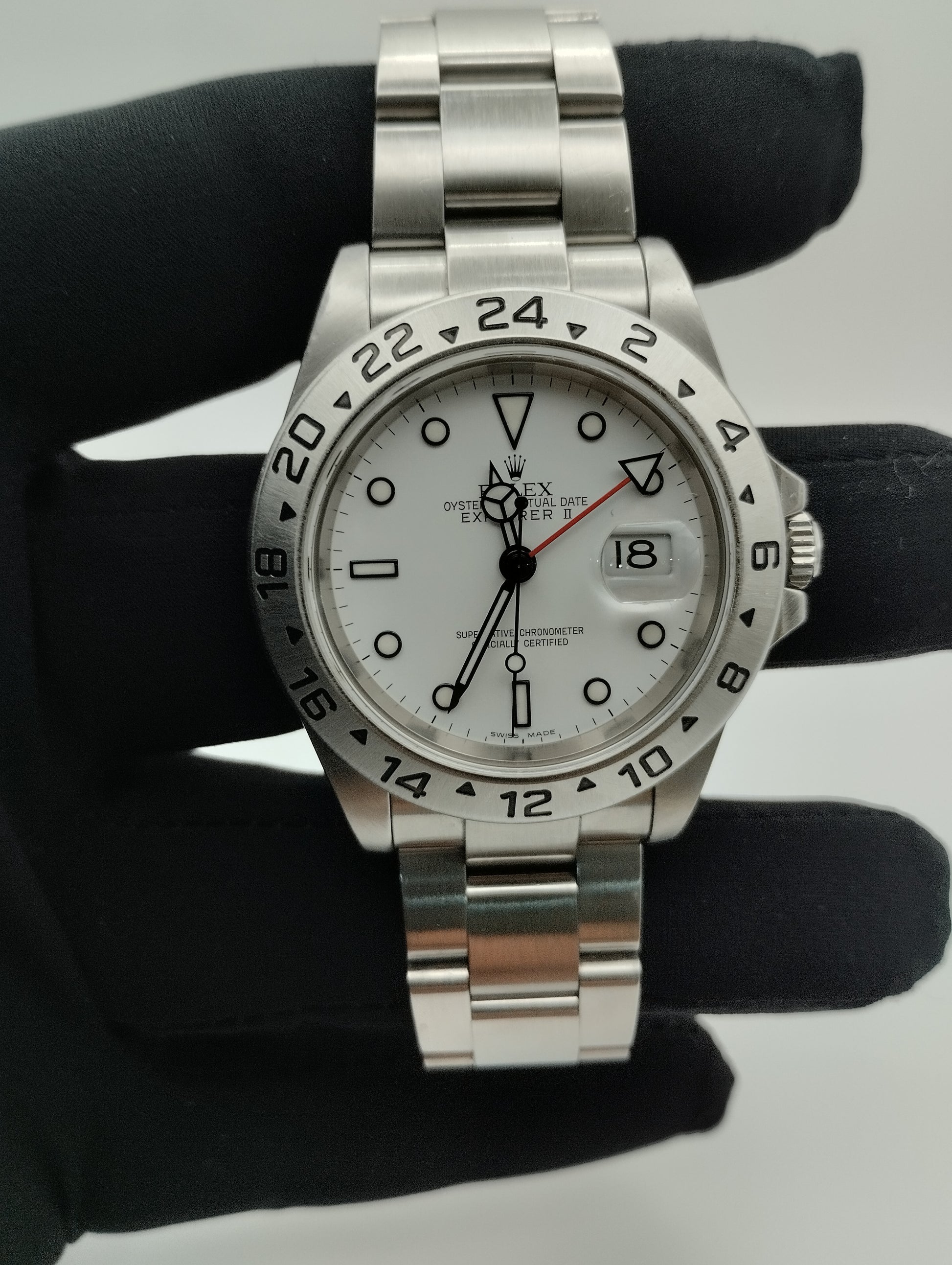 Rolex Explorer II Ref. 16570 Quadrante Polare — Anno 2008 (Serie Z) Full Set