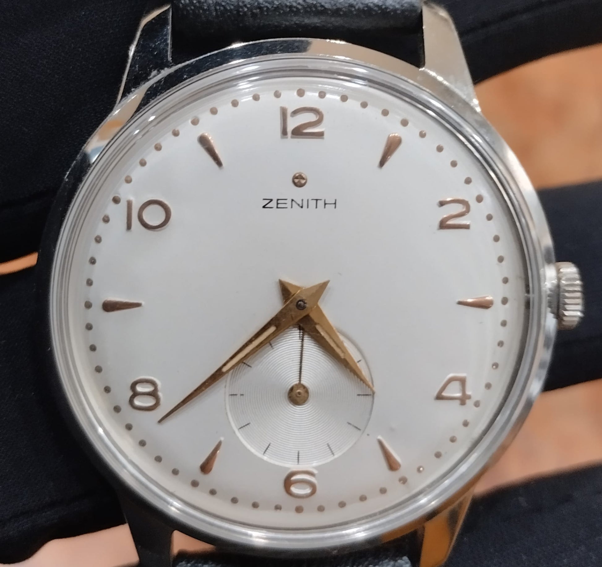 Zenith Sporto Vintage Anni '50 — Cassa Oversize 37,5mm