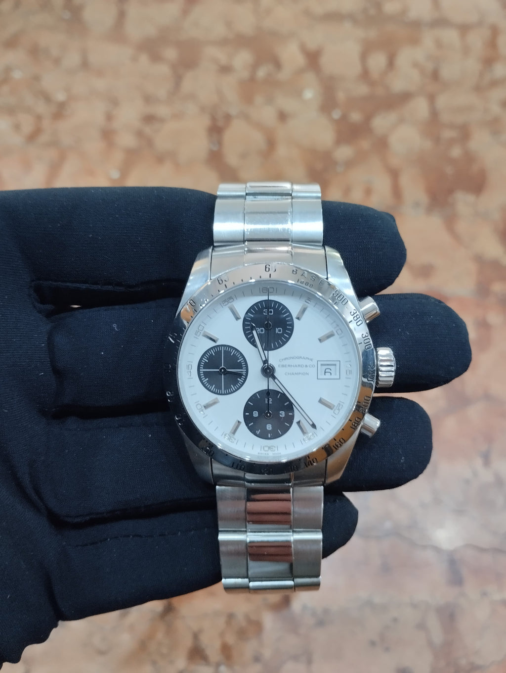 Eberhard & Co. Champion Ref. 31044 — Cronografo Quadrante Panda