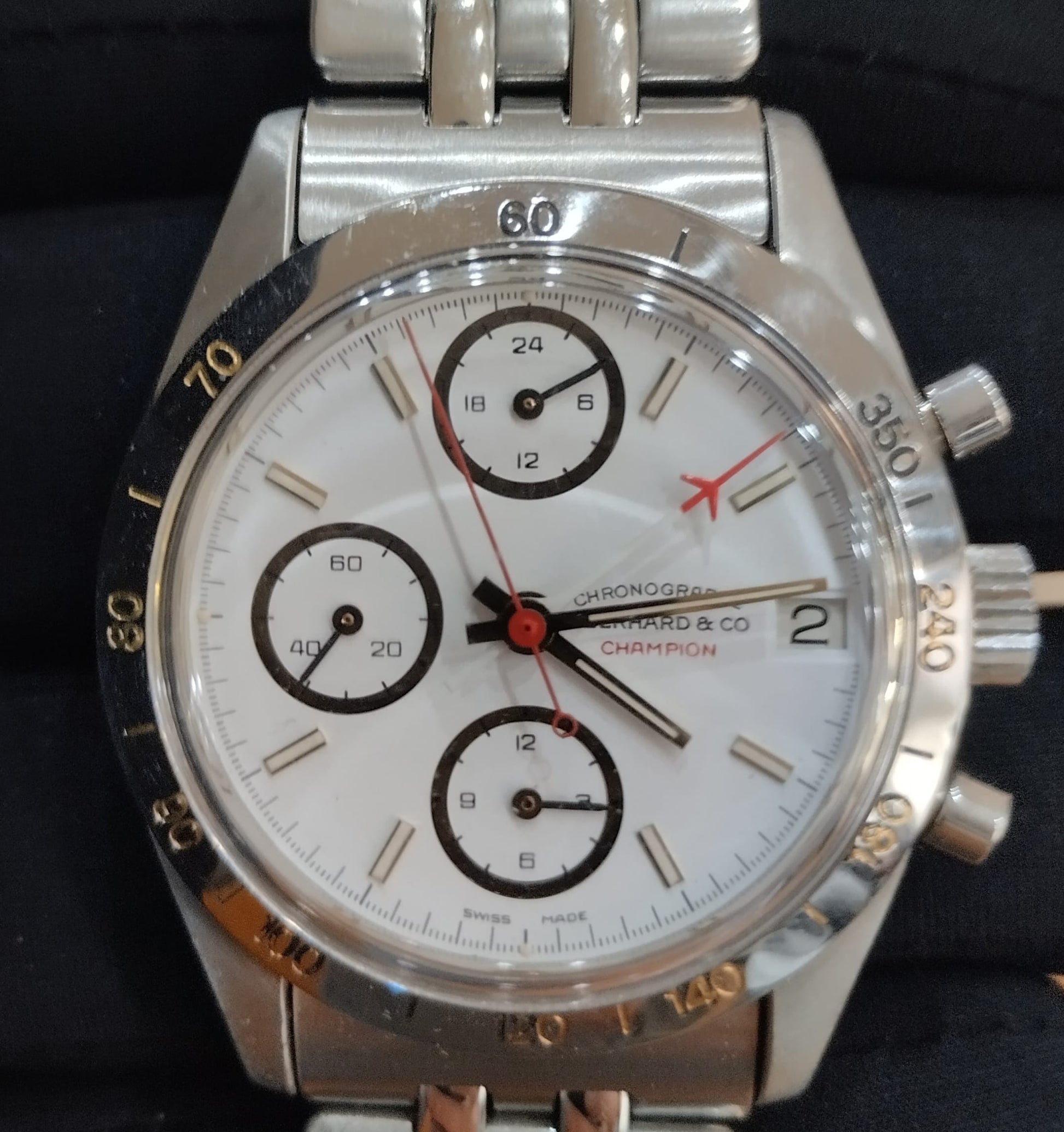 Eberhard & Co. Champion Ref. 31022 — Cronografo Acciaio