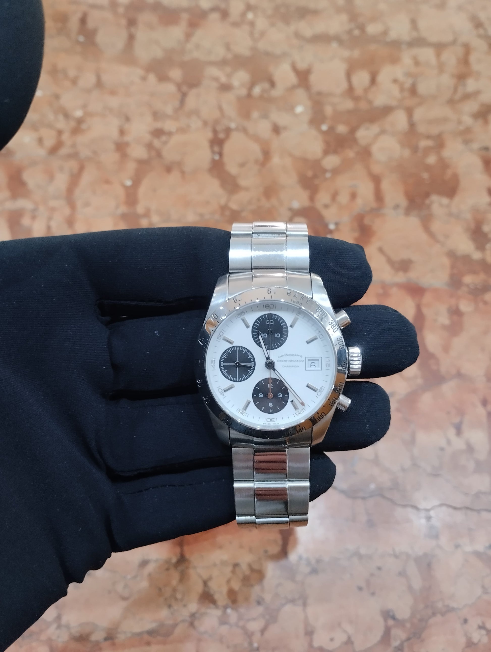Eberhard & Co. Champion Ref. 31044 — Cronografo Quadrante Panda