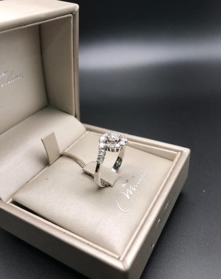 Anello Magic Miluna in Oro Bianco e Diamanti