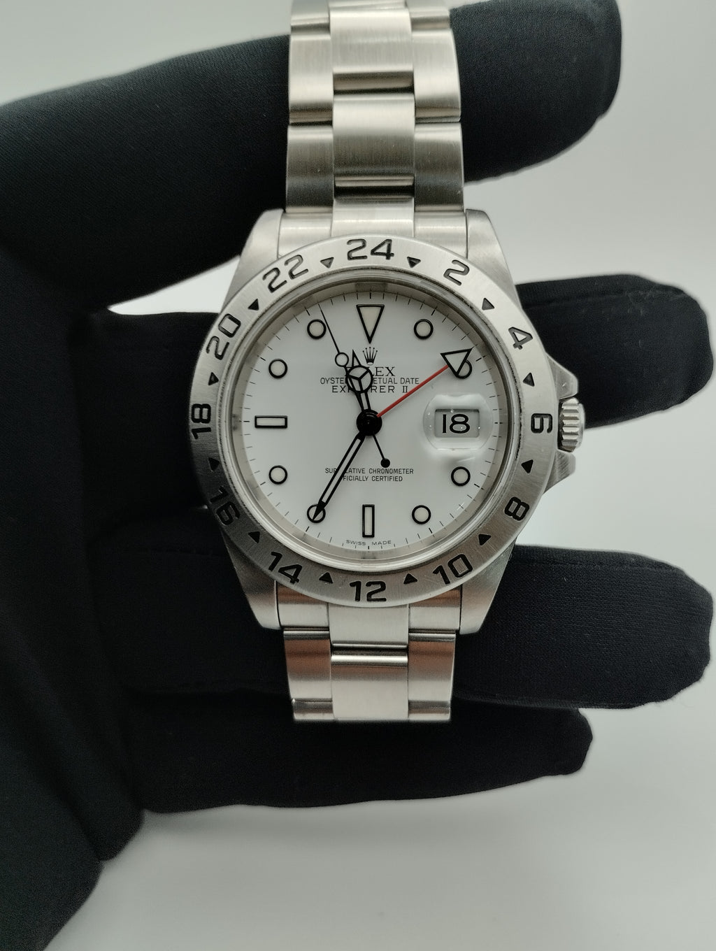 Rolex Explorer II Ref. 16570 Quadrante Polare — Anno 2008 (Serie Z) Full Set