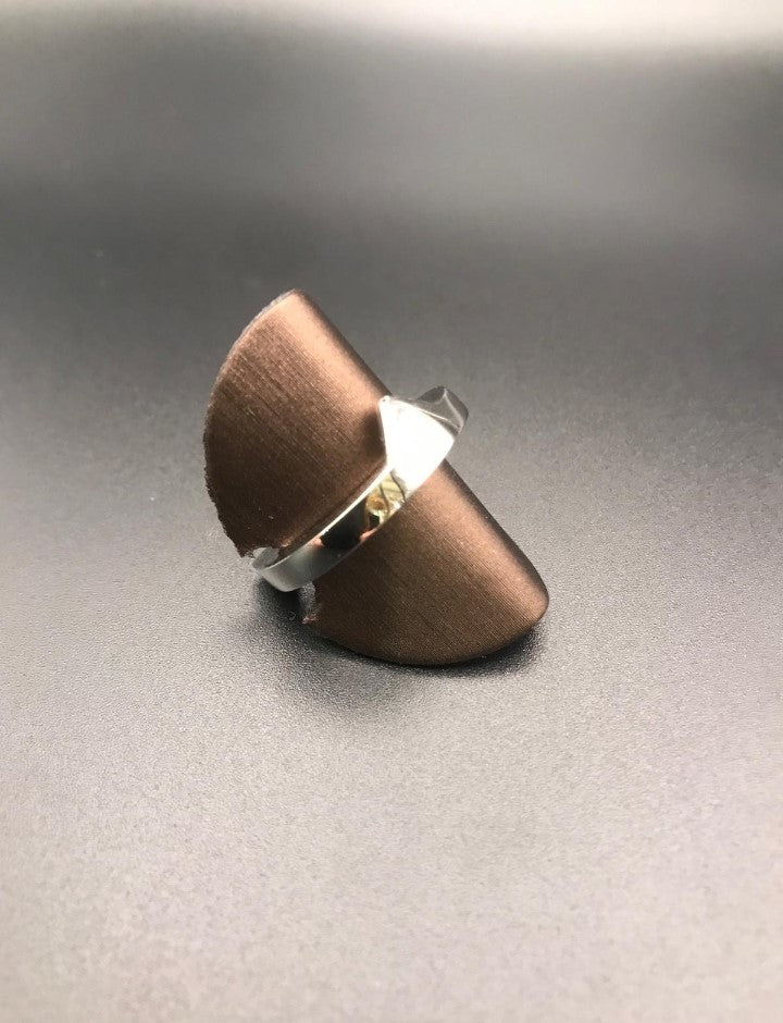 Anello Ferro di Cavallo Nero — Horse Fever
