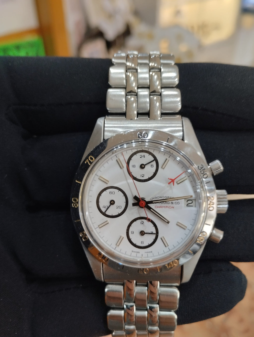 Eberhard & Co. Champion Ref. 31022 — Cronografo Acciaio