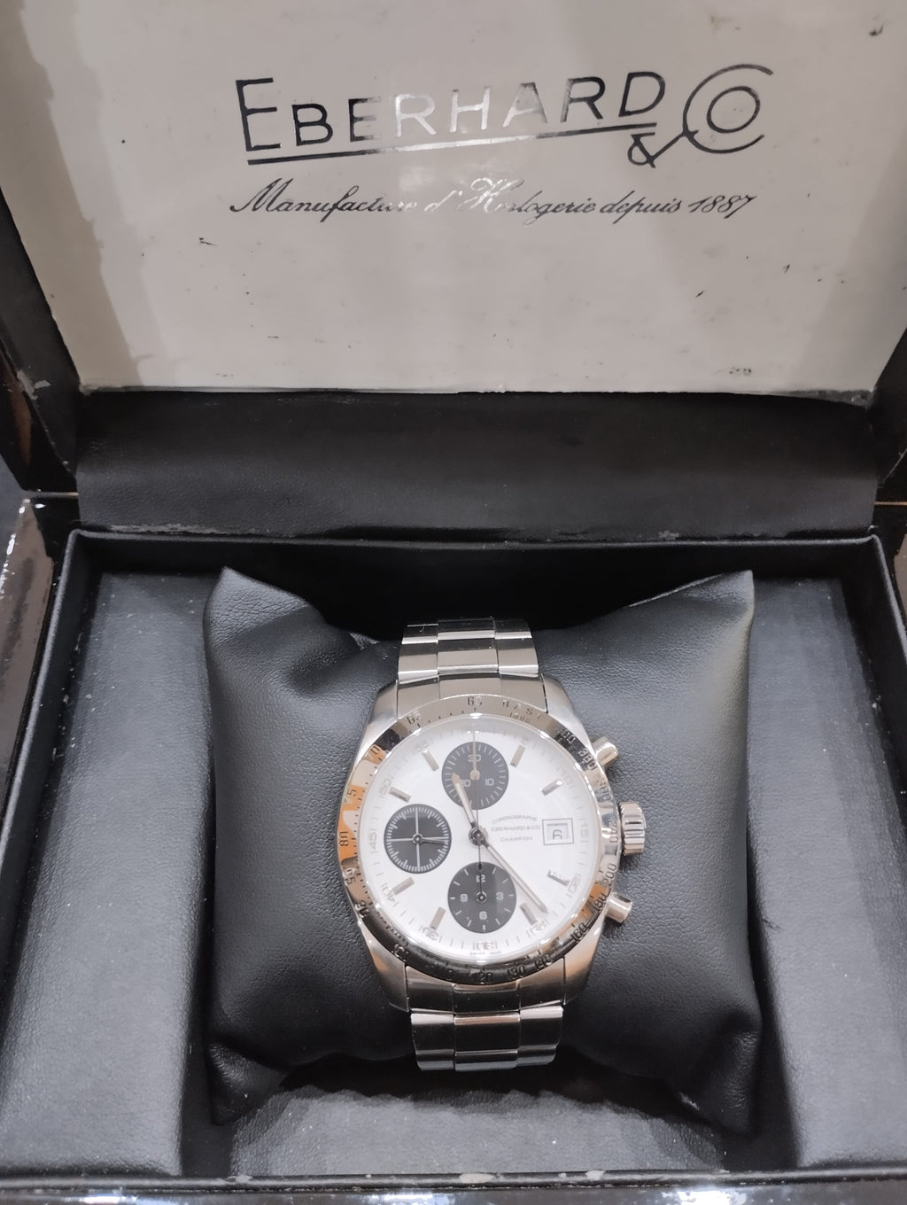Eberhard & Co. Champion Ref. 31044 — Cronografo Quadrante Panda