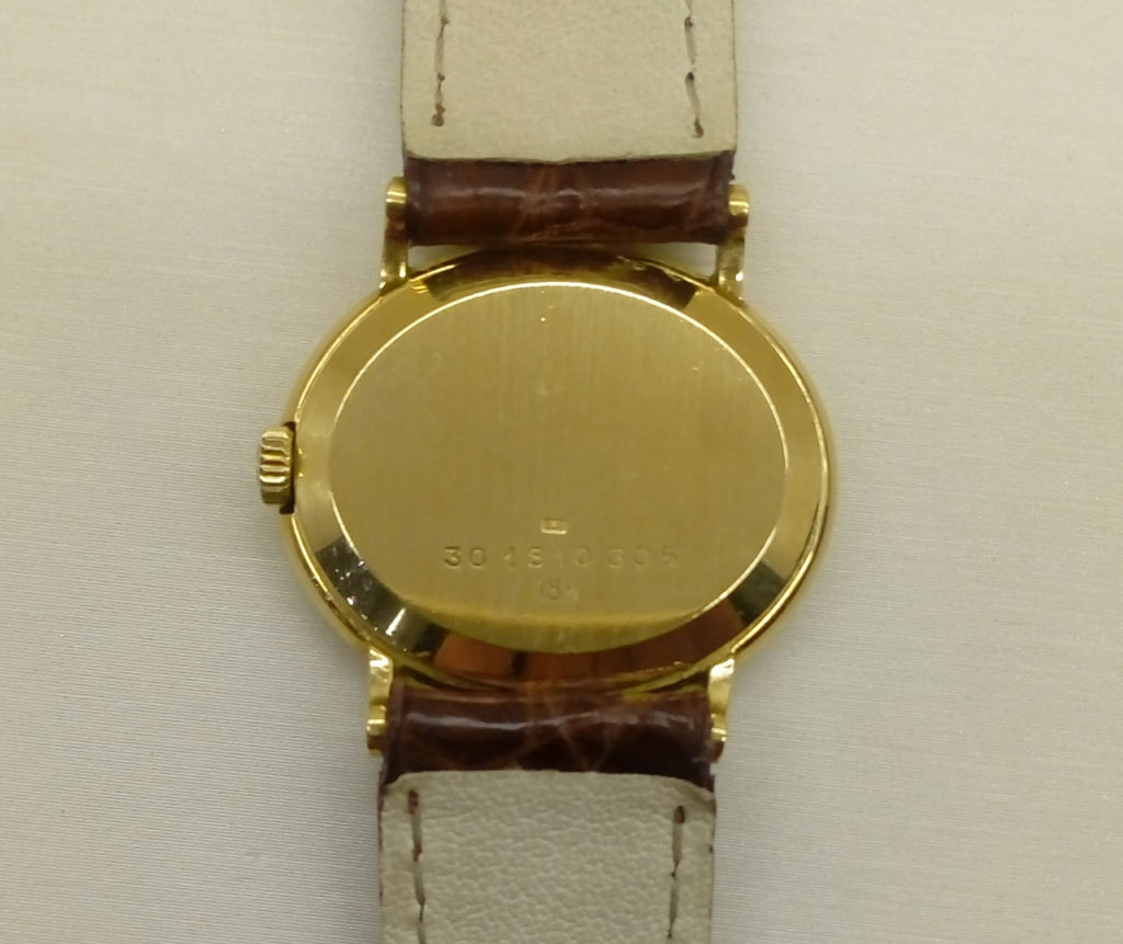 Zenith Oro Giallo 18kt Ref. 30 1810 305 Vintage — Cassa Ovale