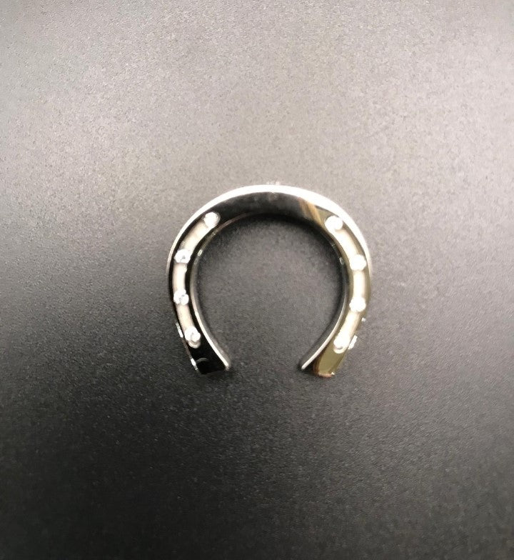 Anello Ferro di Cavallo Bianco — Horse Fever