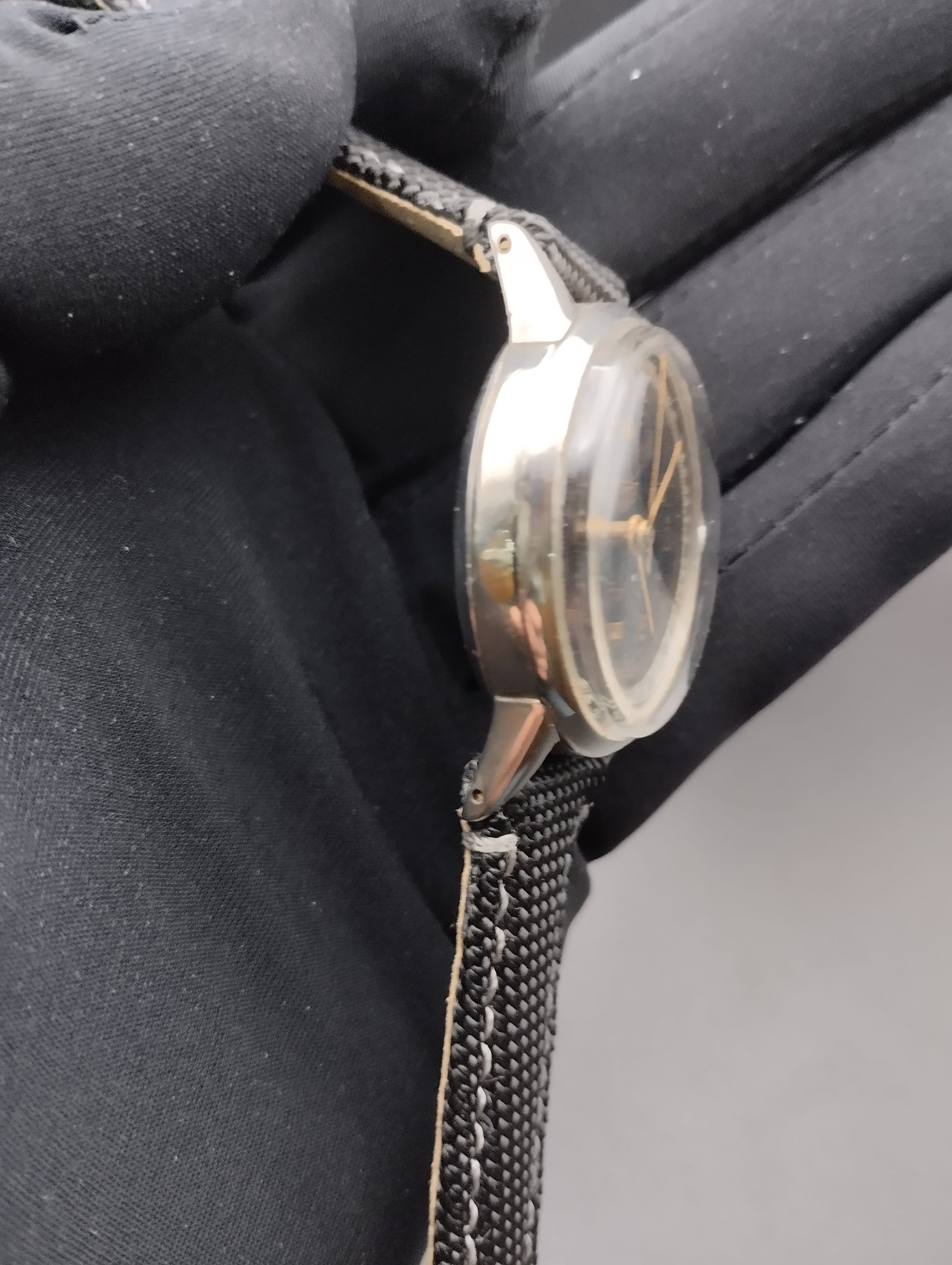 Heuer Up & Down Ref. 433 Vintage Anni '40 — Quadrante Nero Numeri Rossi
