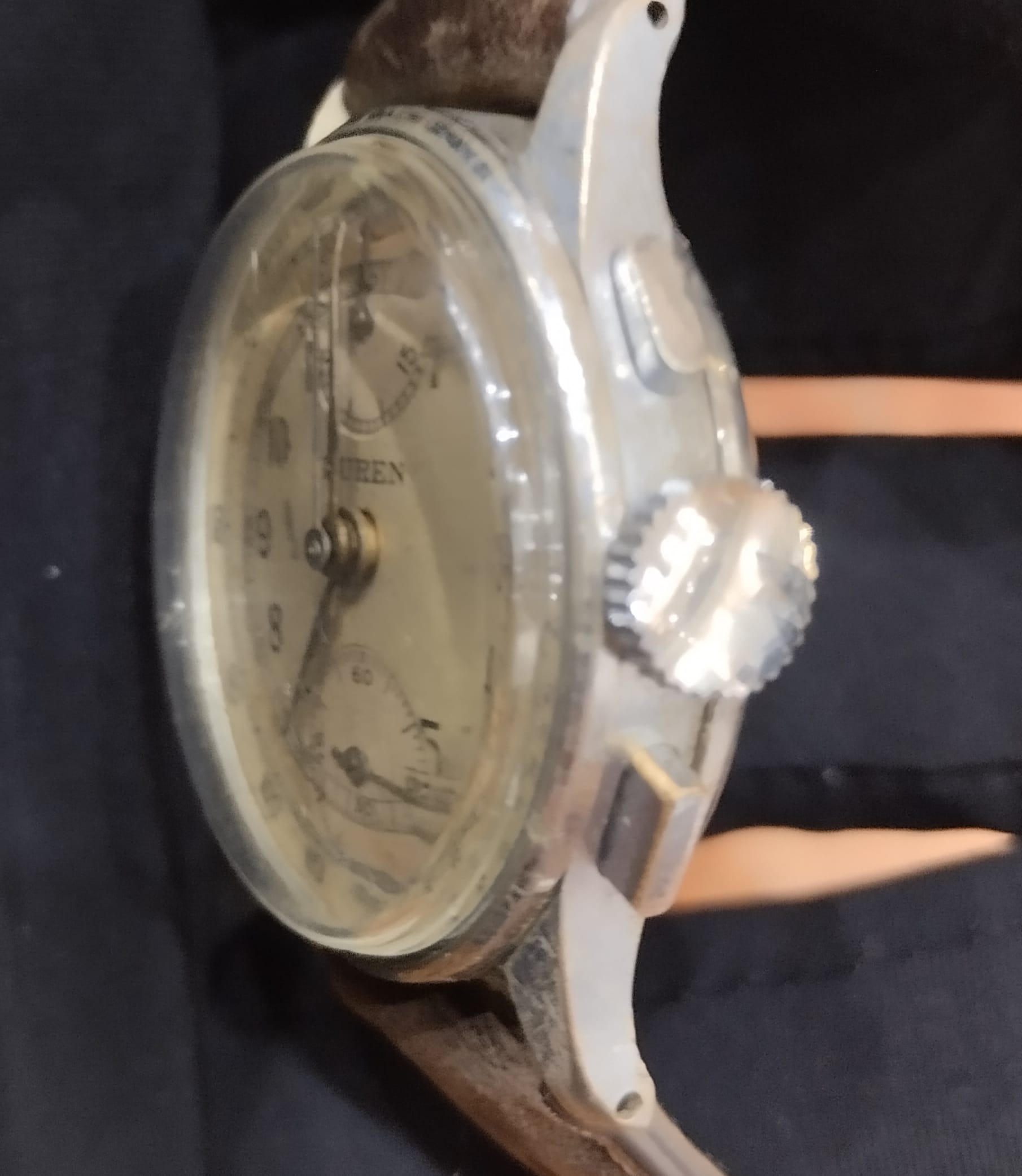 Buren Chronograph Vintage Anni '40 — Cronografo Due Registri
