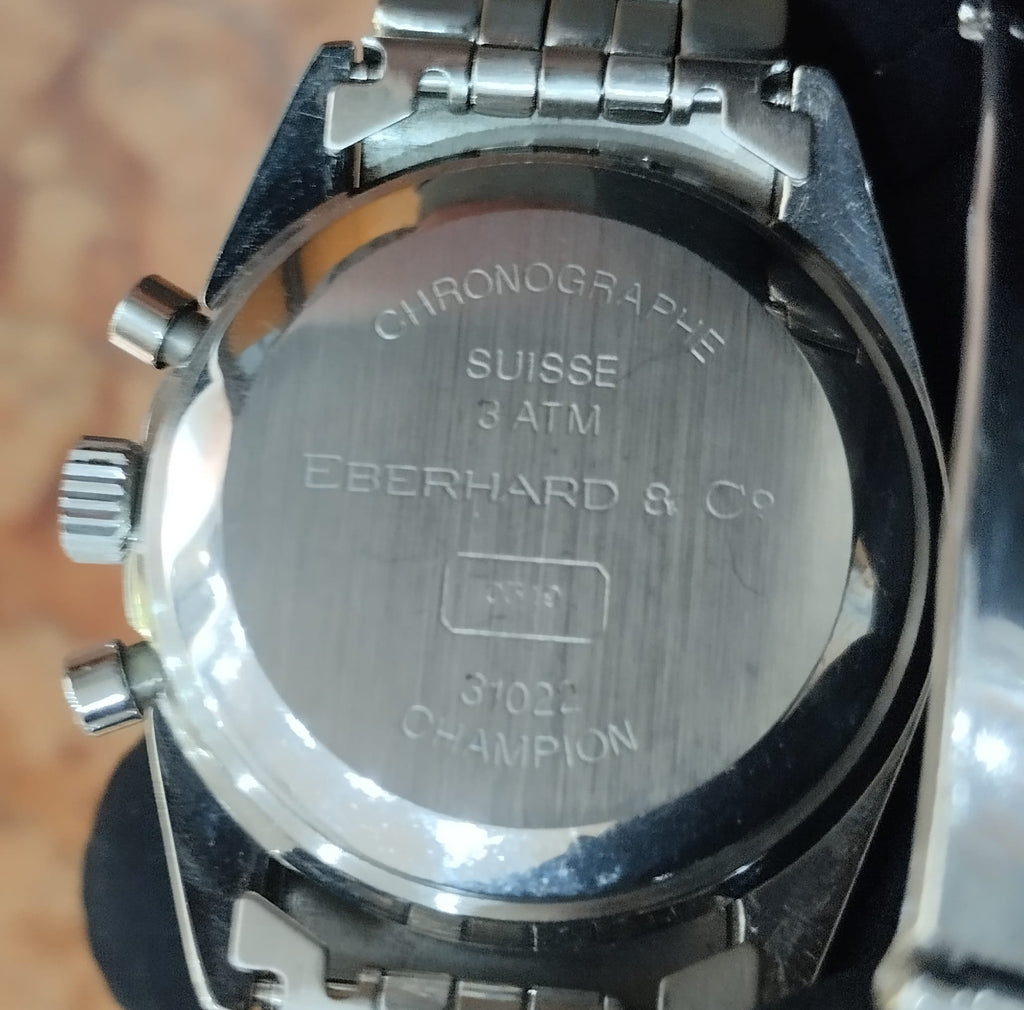 Eberhard & Co. Champion Ref. 31022 — Cronografo Acciaio