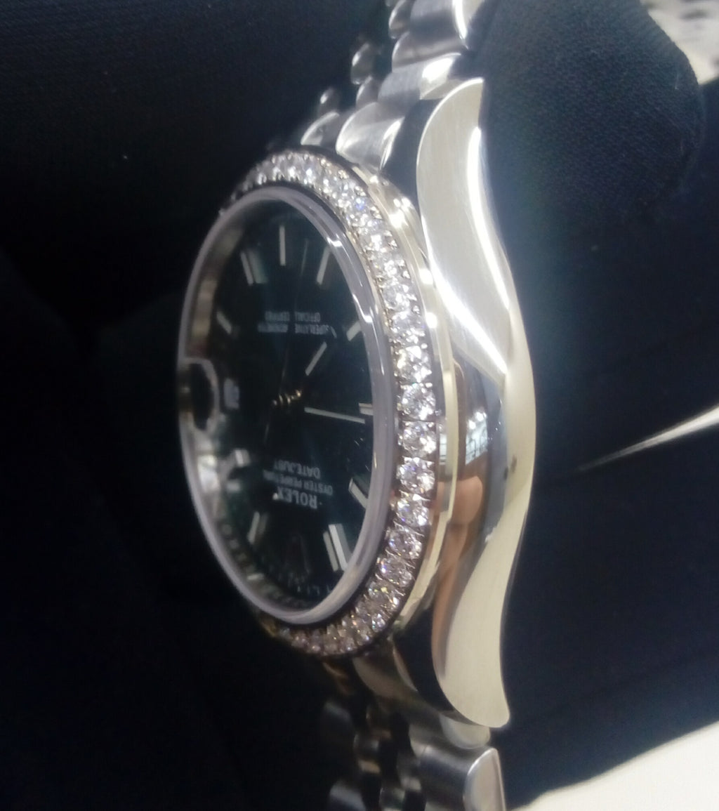 Rolex Datejust 31 Quadrante Verde Menta — Rolesor Bianco e Diamanti