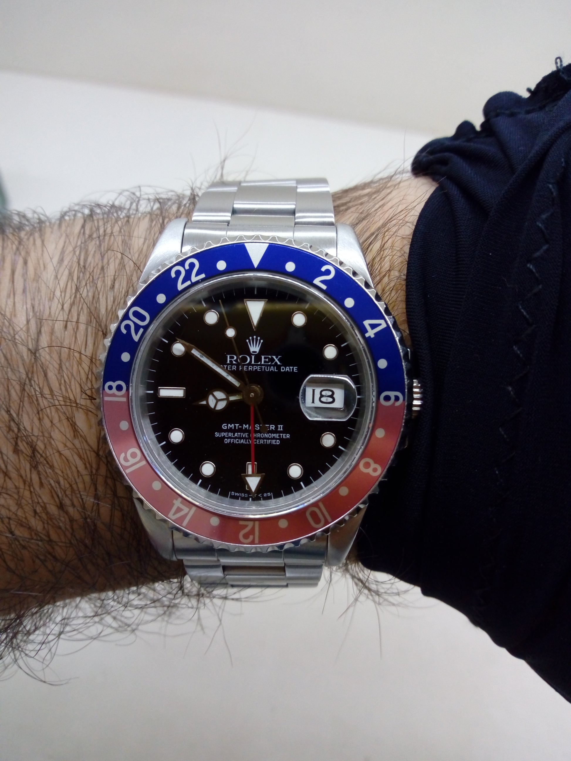 Rolex GMT-Master II Pepsi Ref. 16710 — Anno 1992