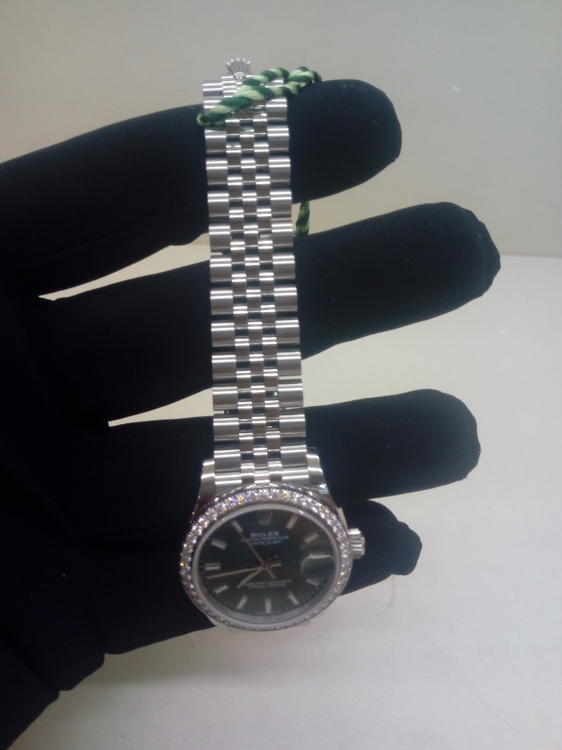 Rolex Datejust 31 Quadrante Verde Menta — Rolesor Bianco e Diamanti