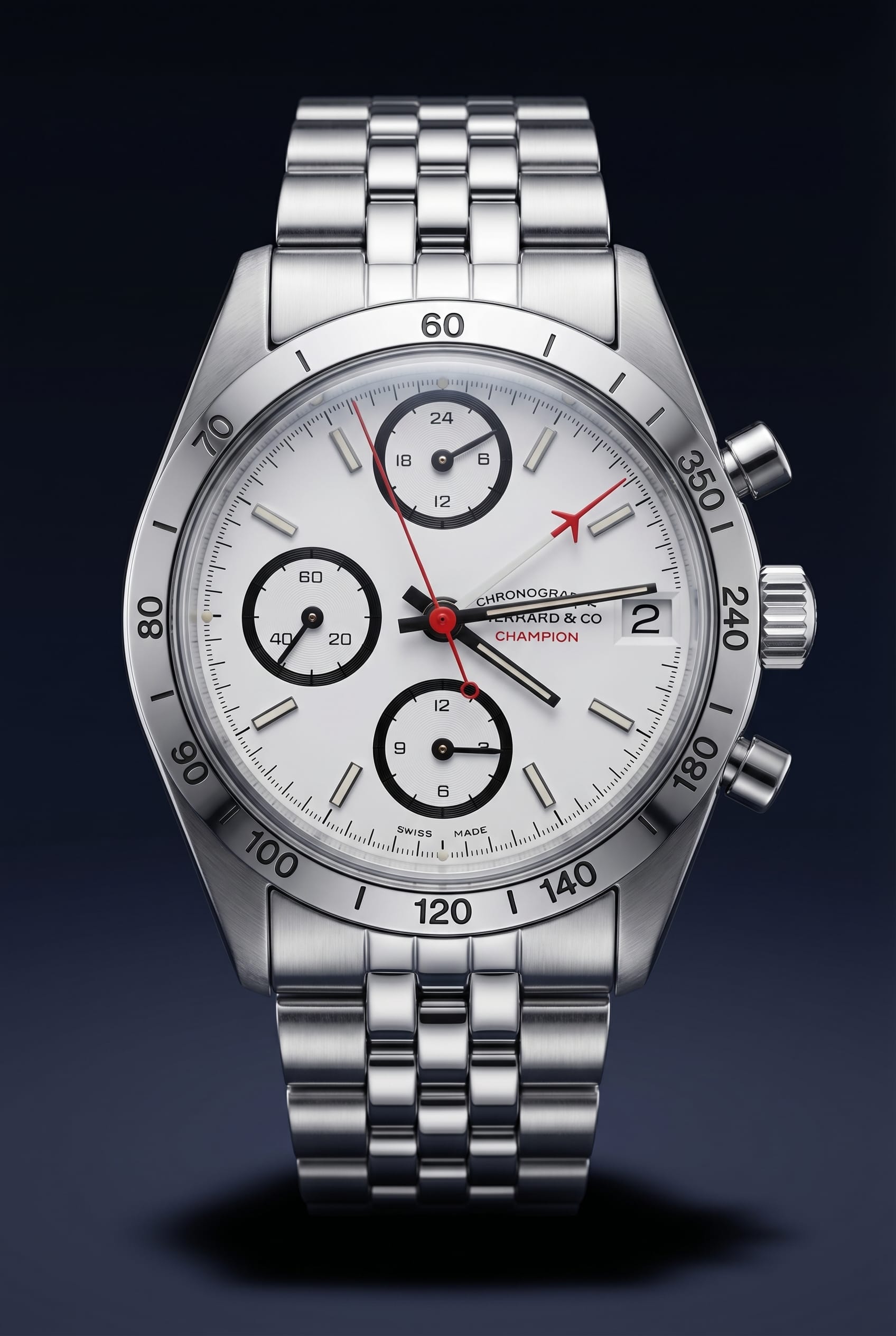 Eberhard & Co. Champion Ref. 31022 — Cronografo Acciaio