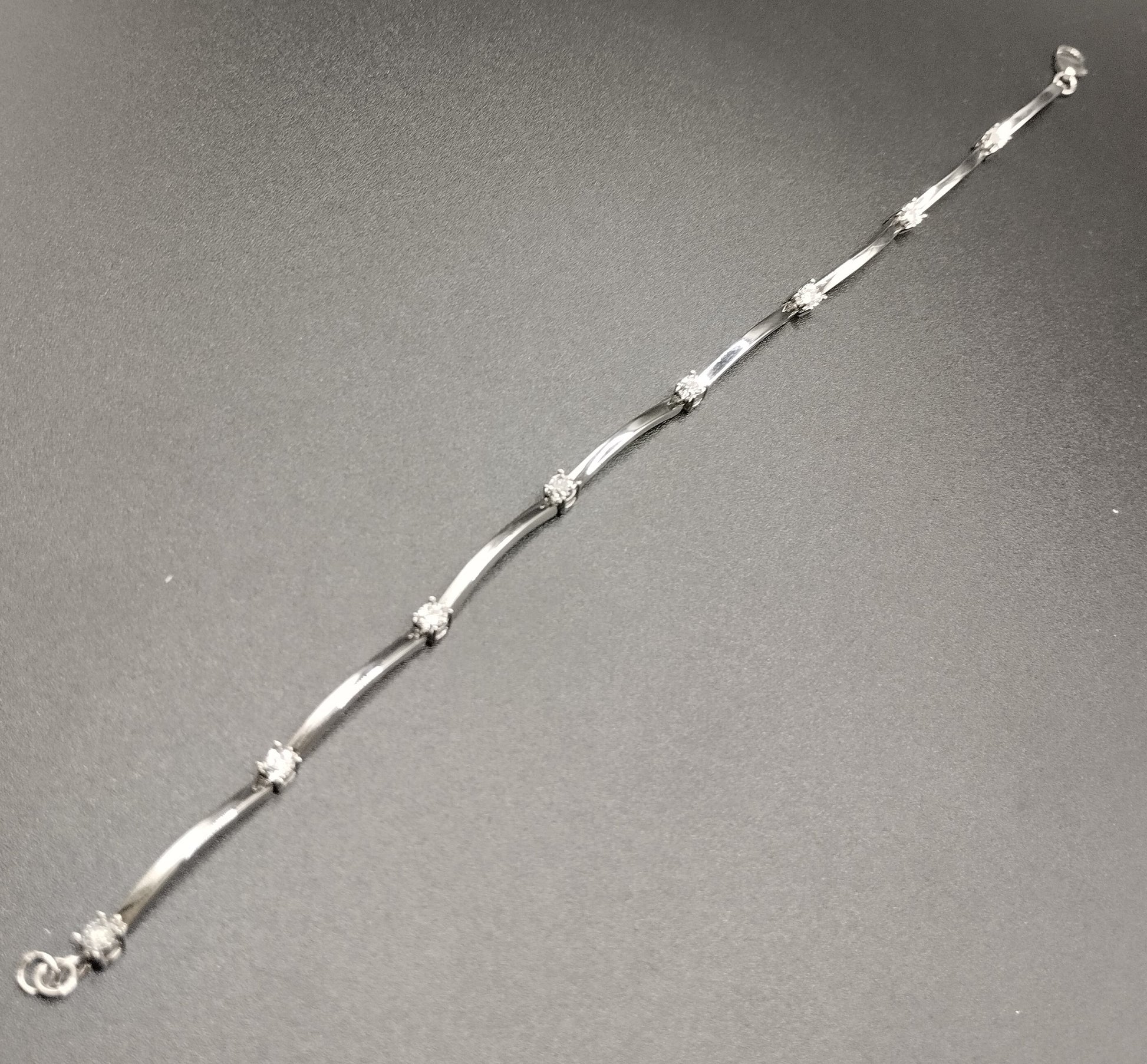 Bracciale Miluna in Oro Bianco e Diamanti